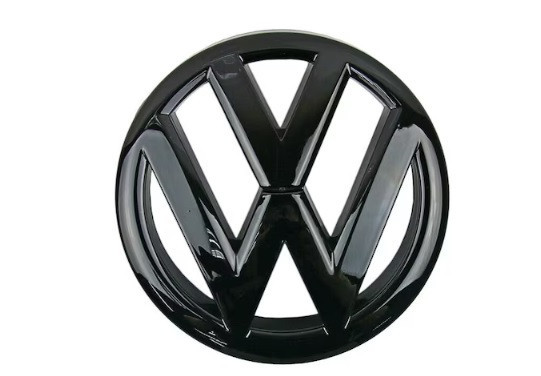 Emblema fata fara cadru neagra lucioasa noua Volkswagen VW Golf 6 MK6,  Universal | Okazii.ro