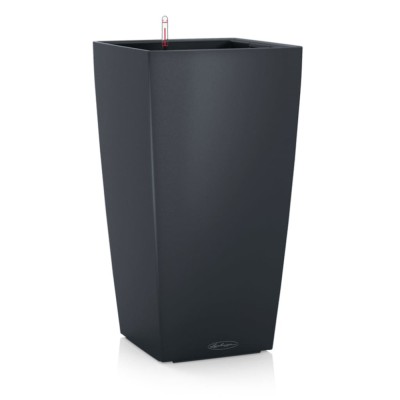 LECHUZA Jardinieră CUBICO Color 22 ALL-IN-ONE, ardezie foto