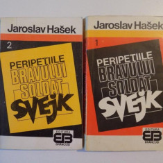 PERIPETIILE BRAVULUI SOLDAT SVEJK IN RAZBOIUL MONDIAL, VOL I , VOL II de JAROSLAV HASEK, 1993