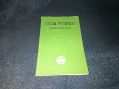 CEZAR PETRESCU - CELE DINTAI POVESTIRI