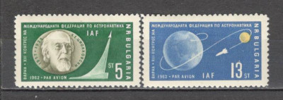 Bulgaria.1962 Posta aeriana-Congres international de astronautica Varna SB.116 foto