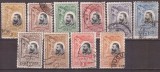 1906 - Carol I 25 ani regat, serie uzata
