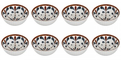 Set boluri, 8 piese, 250 ml, Portelan, Alb foto