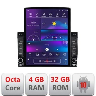 Navigatie Citroen Berlingo Opel Combo 2021- dedicata Ouad core 4+32 ecran vertical 9.7&amp;quot; DSP 360 FHD AHD Android radio gps internet kit-berlingo2021+ED foto