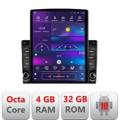 Navigatie Citroen Berlingo Opel Combo 2021- dedicata Ouad core 4+32 ecran vertical 9.7&quot; DSP 360 FHD AHD Android radio gps internet kit-berlingo2021+ED