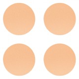 Bureți Machiaj, Rotunzi, Set 4 bucăți, Diametru 5.5 cm, Culoare Bej, Oem