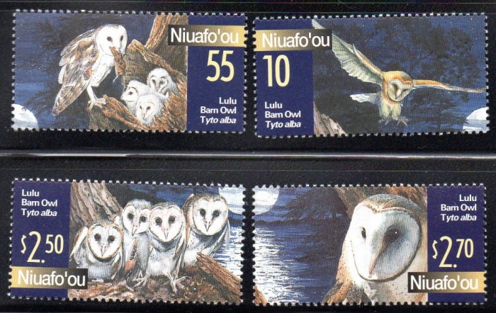 Niuafo`ou 2001, Fauna, Pasari, MNH