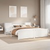 VidaXL Pat cu bibliotecă fără saltea, 180x200 cm, lemn masiv de pin 3322444