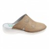 Saboti medicali dama Berende Med-Line BR298TAN, piele naturala, memorie, antiderapanti, marimi 35-42