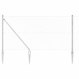 Set de St&acirc;lpi de Gard Argintiu 10 x 1 m Oțel galvanizat