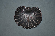 MINIATURA VAS SCOICA ARGINT 925 - Pt. Caviar - Gianmaria Buccellati - Shell Dish foto