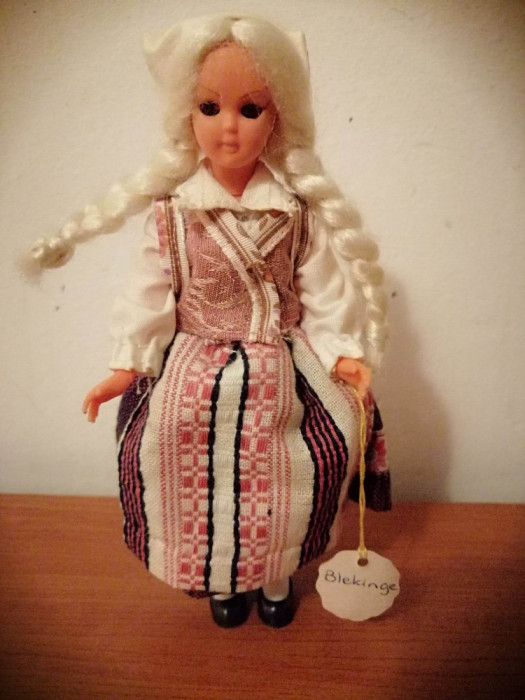 Papusa de colectie sintetic ochi mobili LILLY JACOBSSON DOCKATELJE AB DOLL