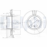 DELPHI BG3870 Disc frana
