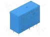 Releu electromagnetic, DPDT, 12V DC, 8A, seria SMI, SANYOU - SMI-SH-212L