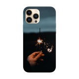 Husa compatibila cu Apple iPhone 14 Pro Max model Fireworks, Silicon, TPU, Viceversa, Transparent, Carcasa