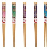 Set Bețe Chopsticks, Bamboo, 5 Perechi, Multicolor, Oem