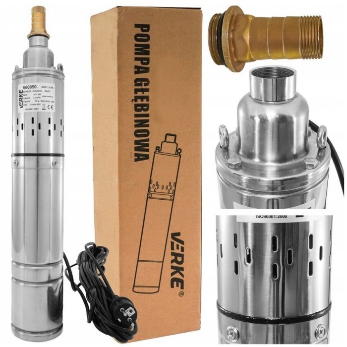 Pompa apa curata pentru adancime, QGD 1.2-50-370 W, Verke