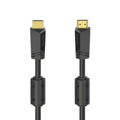 Cablu HDMI Hama 205010, 4k, Ethernet, 15 metri aurit, negru foto