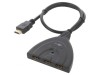 Switch HDMI 2.0 HDCP 2.2 0,55m Negru 3 Porturi