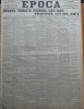 Ziarul Epoca, 24 Decembrie 1899 ; Deraierea trenului de Verciorova