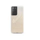 Husa Originala Guess GALAXY S21 Ultra - GUHCS21LPCUGLSGO, Auriu