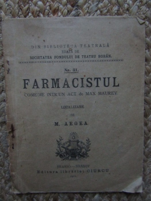 FARMACISTUL - MAX MAUREY