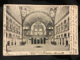 Carte postala circulata - Interiorul catedralei Sibiu inceput de sec XX !, Printata