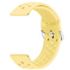 Curea silicon, compatibila Huawei Watch GT 2 46mm, telescoape QR, Galben, Very Dream