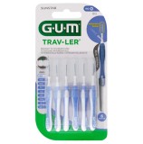 Set 6x Periute Interdentare, GUM, Trav-Ler, pentru Curatare in Profunzime, Tratate cu Clorhexidina,