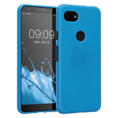 Husa Kwmobile pentru Google Pixel 3a, Silicon, Albastru, 47590.224 foto