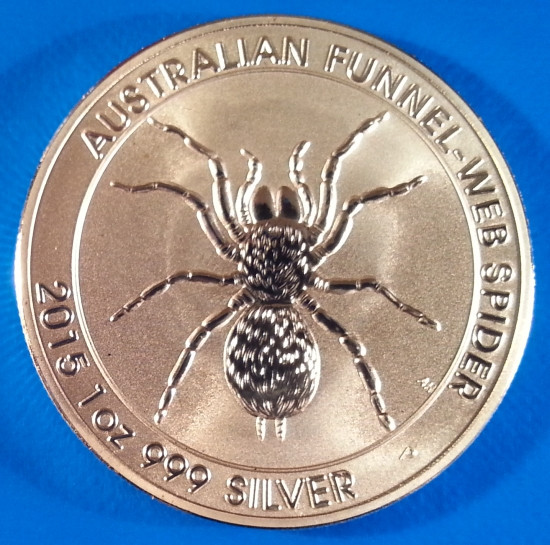 Australia 1 dollar CuNi 2015 UNC Paianjen