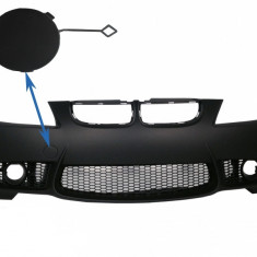 Capac Cârlig Remorcare Bara Fata compatibil cu BMW Seria 3 E90 Sedan E91 Touring (2004-2008) Non LCI M3 Design THCFBBME90