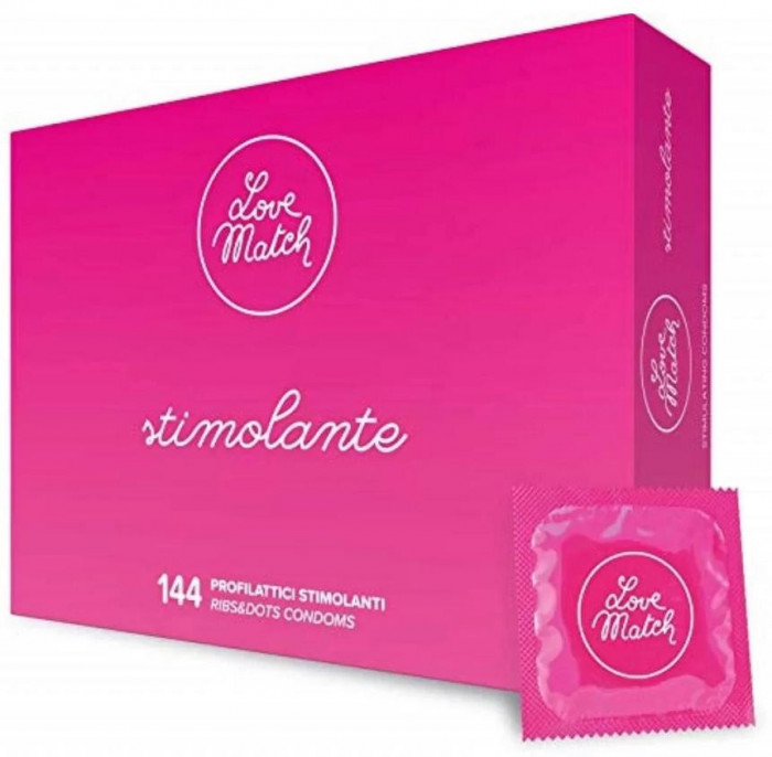 144 prezervative stimulatoare de sex