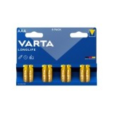 Set 8 Baterii Varta Longlife AAA LR03 Alcaline 1.5V