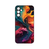 Husa BestCase&reg; Slim Glassy, Compatibila Cu Samsung Galaxy A14, Liquid Colors, G