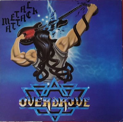 Overdrive &amp;ndash; Metal Attack, LP, Sweden, 1983, stare excelenta(VG+) foto