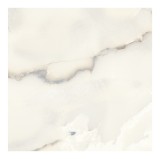 Gresie exterior / interior portelanata Neo Onyx White, 60 x 60 cm, alb, lucioasa, rectificata, aspect marmura