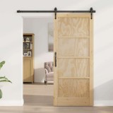 Usa Interior Lemn Pin Solid VidaXL Orkdal 86x198.5 cm Bej - Aspect Natural, Design Primitor, Montaj Facil