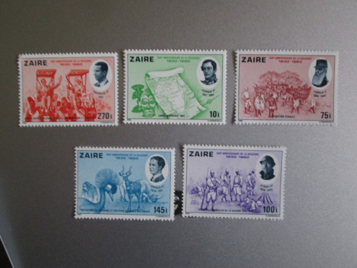 ZAIRE SERIE MNH=105