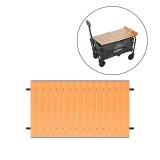 Masa Picnic Pliabila Navaris, 75.5x55cm, Cadru Aluminiu, Efect Lemn, pentru Carucior Plaja/Camping