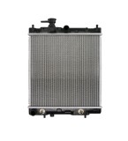 Radiator Nissan Micra 92-02, motor: 1.0, 1.3, 380x378x23, Aluminiu/ Plastic etansat mecanic, 2146097B00