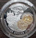 (A276) MEDALIE ARGINT AUSTRIA - 1000 ANI MONEDA IN AUSTRIA - EPOCA HABSBURGICA, Europa