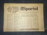 Ziar Sportul 10 Iunie 1981 Etapa Divizia A, 4 Pagini, Stare Aproape Buna