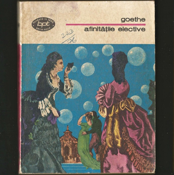 AFINITĂȚILE ELECTIVE - GOETHE - BPT