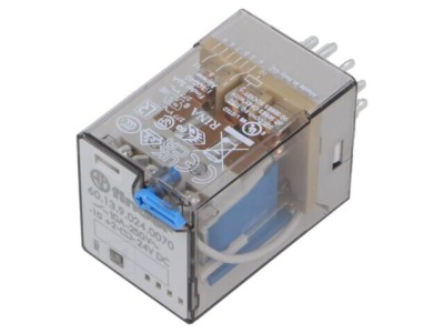 Releu electromagnetic FINDER 3PDT 24VDC 10A PCB cod 60.13.9.024.0070 foto