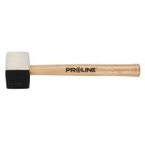 Ciocan Cauciuc Bicolor Cu Maner Lemn 58mm / 580g