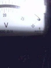 Aparat de masura vechi Voltmetru simens 10-1000V