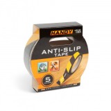 Banda Adeziva Antialunecare 5m x 25mm Galben/Negru - Siguranta Trepte, Rampe, Zone Periculoase