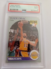 Cartonas de colectie 1990 HOOPS VLADE DIVAC #154 - gradat PSA 9 MINT foto