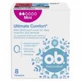 Tampoane Pro Comfort Mini, 8 bucati, Johnson&amp;Johnson, O.B.